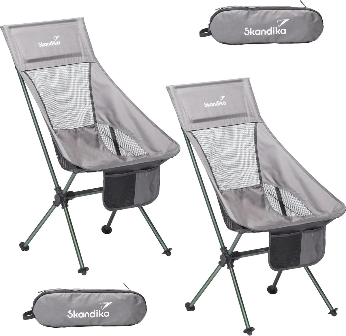 Skandika Campingstoel Compact SET – Campingstoelen – Campingstoel tot 150 kg belastbaar - Kampeerstoel, Visstoel, kleine pakmaat, opvouwbaar, stabiel, licht, comfortabel gepolsterd – Draagtas meegeleverd – Vouwstoel – Kampeermeubelen – grijs Skandika Campingstoel Compact SET – Campingstoelen – Campingstoel Tot 150 Kg Belastbaar - Kampeerstoel, Visstoel, Kleine Pakmaat, Opvouwbaar, Stabiel, Licht, Comfortabel Gepolsterd – Draagtas Meegeleverd – Vouwstoel – Kampeermeubelen – Grijs -Outdoor Kampeeruitrusting Winkel
