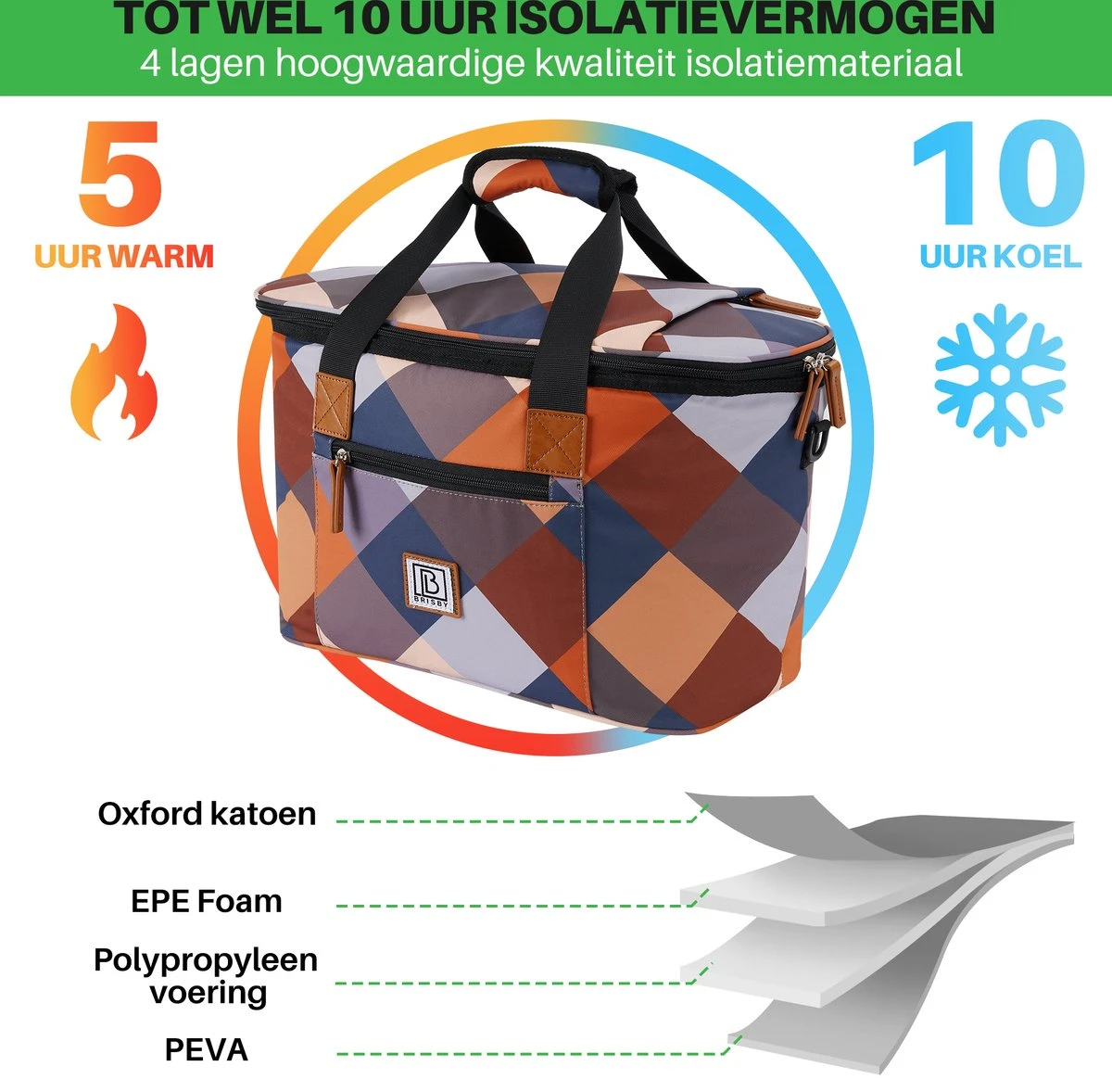 Brisby 4 Laags Geïsoleerde Koeltas - Boodschappentas 21 Liter - Block Brisby 4 Laags Geïsoleerde Koeltas - Boodschappentas 21 Liter - Block -Outdoor Kampeeruitrusting Winkel 1200x1178 10