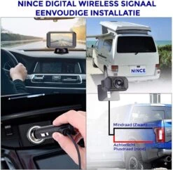 Nince ARC1 Draadloze Achteruitrijcamera Draadloos 2022 Model - 5 Inch Digitale Achteruit Rijcamera Met IR Nachtzicht - 2 Kanaals -Outdoor Kampeeruitrusting Winkel 1200x1178 20