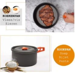 Camping Outdoor Kookset 13-delig Camping Servies En Pannen Pannenset Keukengerei - BPA-vrij & Geen Giftige Stoffen - Opvouwbaar & Licht - Ideaal Voor Reizen, Festival, Wandelen -Outdoor Kampeeruitrusting Winkel 1200x1180 10