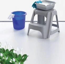 Curver One Step Opstapje Krukje - Lichtgrijs -Outdoor Kampeeruitrusting Winkel 1200x1181 4