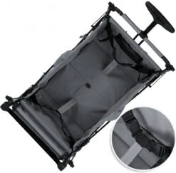 Rijoka Luxe Opvouwbare Bolderkar/Bolderwagen | Met Dakje En Draagtas | Grijs 5 Rijoka Luxe Opvouwbare Bolderkar/Bolderwagen | Met Dakje En Draagtas | Grijs -Outdoor Kampeeruitrusting Winkel 1200x1182 7