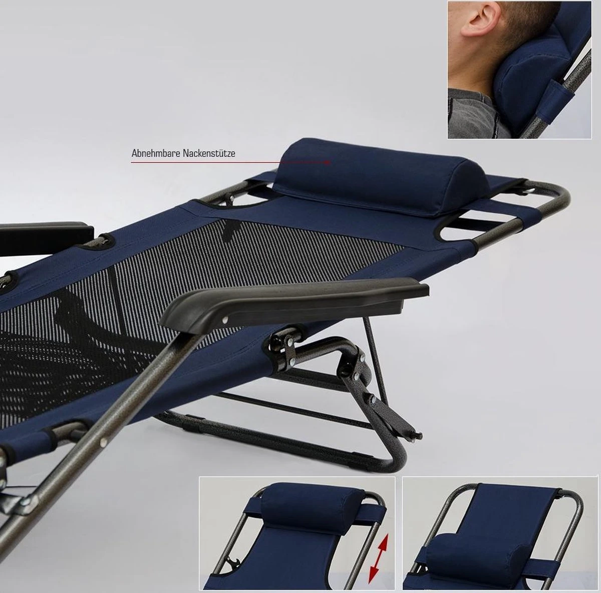 Ligstoel 155x60cm - opvouwbaar Campingstoel Ligbed Strandstoel Tuinstoel vouwligstoel Blauw Ligstoel 155x60cm - Opvouwbaar Campingstoel Ligbed Strandstoel Tuinstoel Vouwligstoel Blauw -Outdoor Kampeeruitrusting Winkel 1200x1184 1