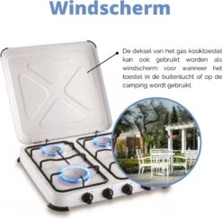 Kemper Gaskooktoestel Set – Campingset – Campingkookset – INCLUSIEF Installatiesetje – TOT 4 RVS Branders -Outdoor Kampeeruitrusting Winkel 1200x1185 6