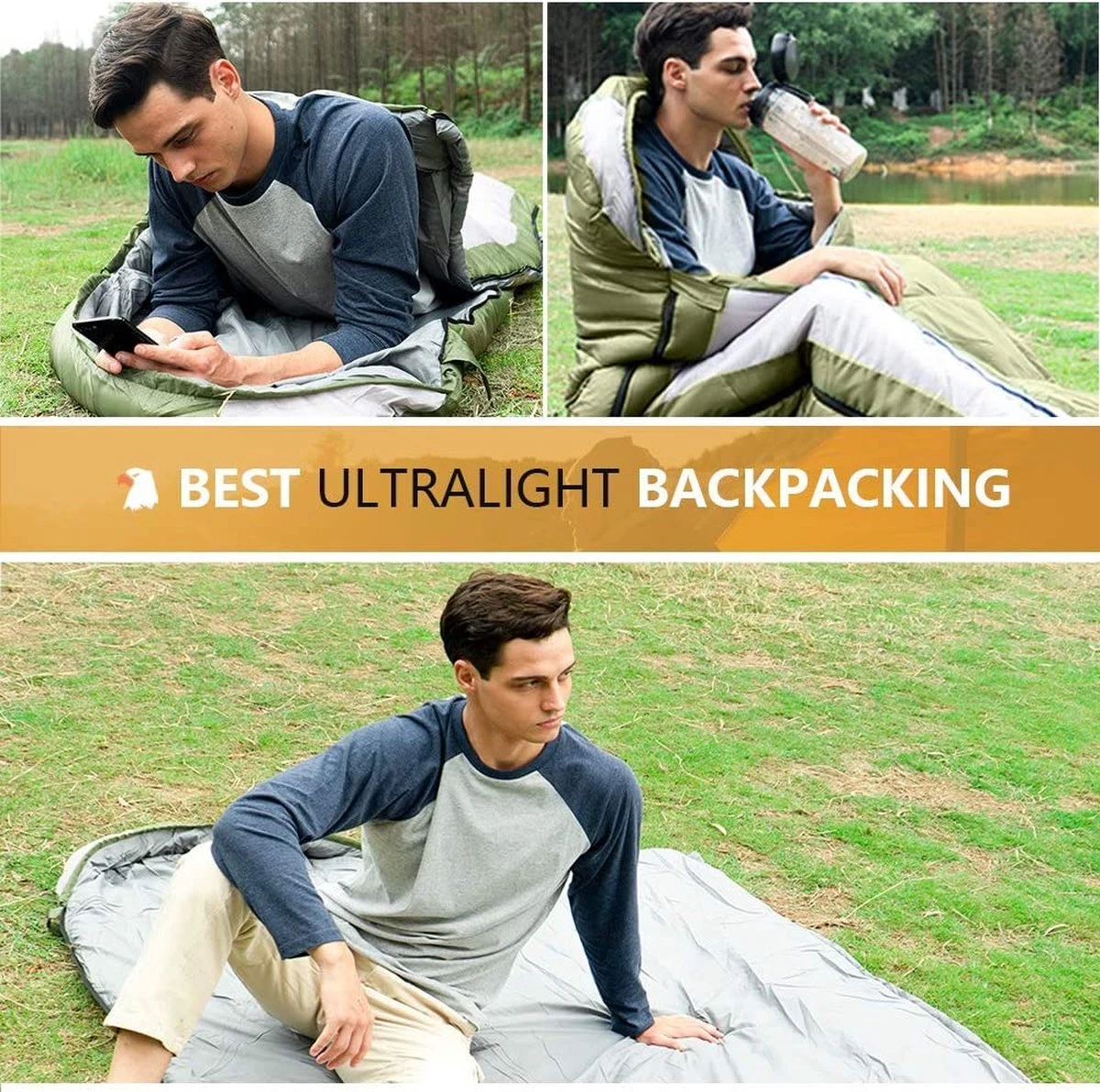 COVACURE 1.5/0.8kg Slaapzak, 3 seizoenen Ultra Warm & Lichtgewicht Slaapzak voor volwassenen, Envelop Compacte Outdoor Slaapzakken met Draagbare Compressie Tas voor Camping, Rugzakken, Wandelen... COVACURE 1.5/0.8kg Slaapzak, 3 Seizoenen Ultra Warm & Lichtgewicht Slaapzak Voor Volwassenen, Envelop Compacte Outdoor Slaapzakken Met Draagbare Compressie Tas Voor Camping, Rugzakken, Wandelen... -Outdoor Kampeeruitrusting Winkel 1200x1192 5