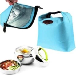 Merkloos Koeltas Lunch - Lunchtas Volwassenen - Kinderen - Lunchtrommel - Picknicktas - Koelzak - Coolbag - Waterdicht - Roze -Outdoor Kampeeruitrusting Winkel 1200x1194 3