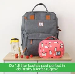 Brisby 4 Laags Geïsoleerde Koeltas - Lunchtas 1.5 Liter - Roze Pinguïn 6 Brisby 4 Laags Geïsoleerde Koeltas - Lunchtas 1.5 Liter - Roze Pinguïn -Outdoor Kampeeruitrusting Winkel 1200x1195 3