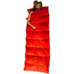 LOWLAND OUTDOOR® Donzen Slaapzak - Companion Economy - 210x80 Cm - Rood -Outdoor Kampeeruitrusting Winkel 1200x1196 10