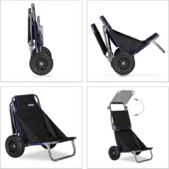 Relaxdays Strandkar Opvouwbaar - Strandstoel Met Zonnedak - Strand Stoel Op Wielen -Outdoor Kampeeruitrusting Winkel 1200x1198 7