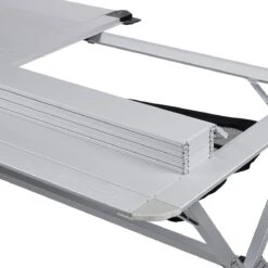 Campart Campingtafel XL TA-0806 - Opvouwbaar, Lichtgewicht En Met Verstelbare Poten - Kampeertafel Inklapbaar Inclusief Opbergtas - 140 X 80 X 70 Cm - Wit -Outdoor Kampeeruitrusting Winkel 1200x1199 1