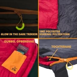 Dutch Mountains Slaapzak Tholen - 200 X 80cm - Aanritsbaar - Slechts 1140 Gram – Polyester - Tochtstrip En Compressiehoes -Outdoor Kampeeruitrusting Winkel 1200x1200 1039