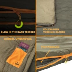 Dutch Mountains Slaapzak Vlieland XL - Grote Katoenen 210 X 80cm Lichtgewicht - Incl. Tasje En Tochtstrip -Comfortzone: 5-8 Graden- -Outdoor Kampeeruitrusting Winkel 1200x1200 1058