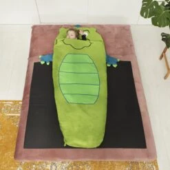 Dutch Mountains Kinderslaapzak Nijlpaard - 170 X 70cm Polyester - Zacht Lichtgewicht – Opberghoes -Outdoor Kampeeruitrusting Winkel 1200x1200 1084