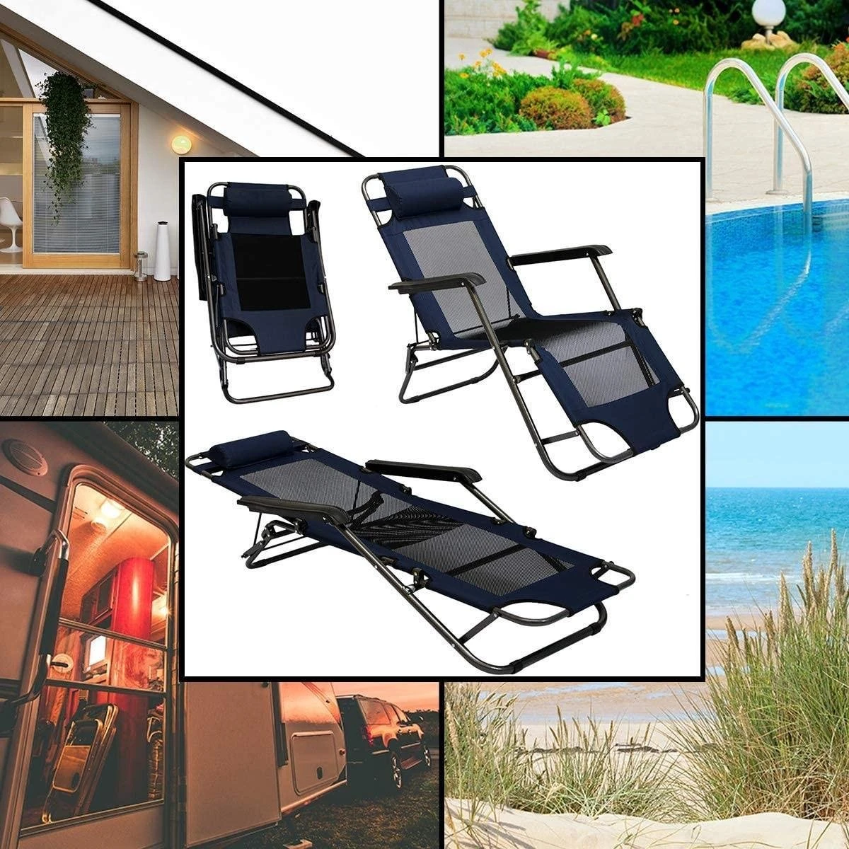 Ligstoel 155x60cm - opvouwbaar Campingstoel Ligbed Strandstoel Tuinstoel vouwligstoel Blauw Ligstoel 155x60cm - Opvouwbaar Campingstoel Ligbed Strandstoel Tuinstoel Vouwligstoel Blauw -Outdoor Kampeeruitrusting Winkel 1200x1200 111