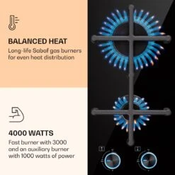 Illuminosa Domino Gaskookplaat 2-pits Sabaf Branders Glaskeramiek -Outdoor Kampeeruitrusting Winkel 1200x1200 1134