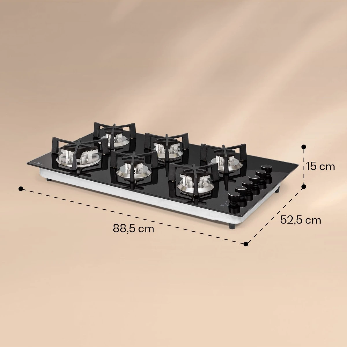 Trifecta 6 gaskookplaat 6-pits grote, normale en extra glaskeramische branders Trifecta 6 Gaskookplaat 6-pits Grote, Normale En Extra Glaskeramische Branders -Outdoor Kampeeruitrusting Winkel 1200x1200 1144