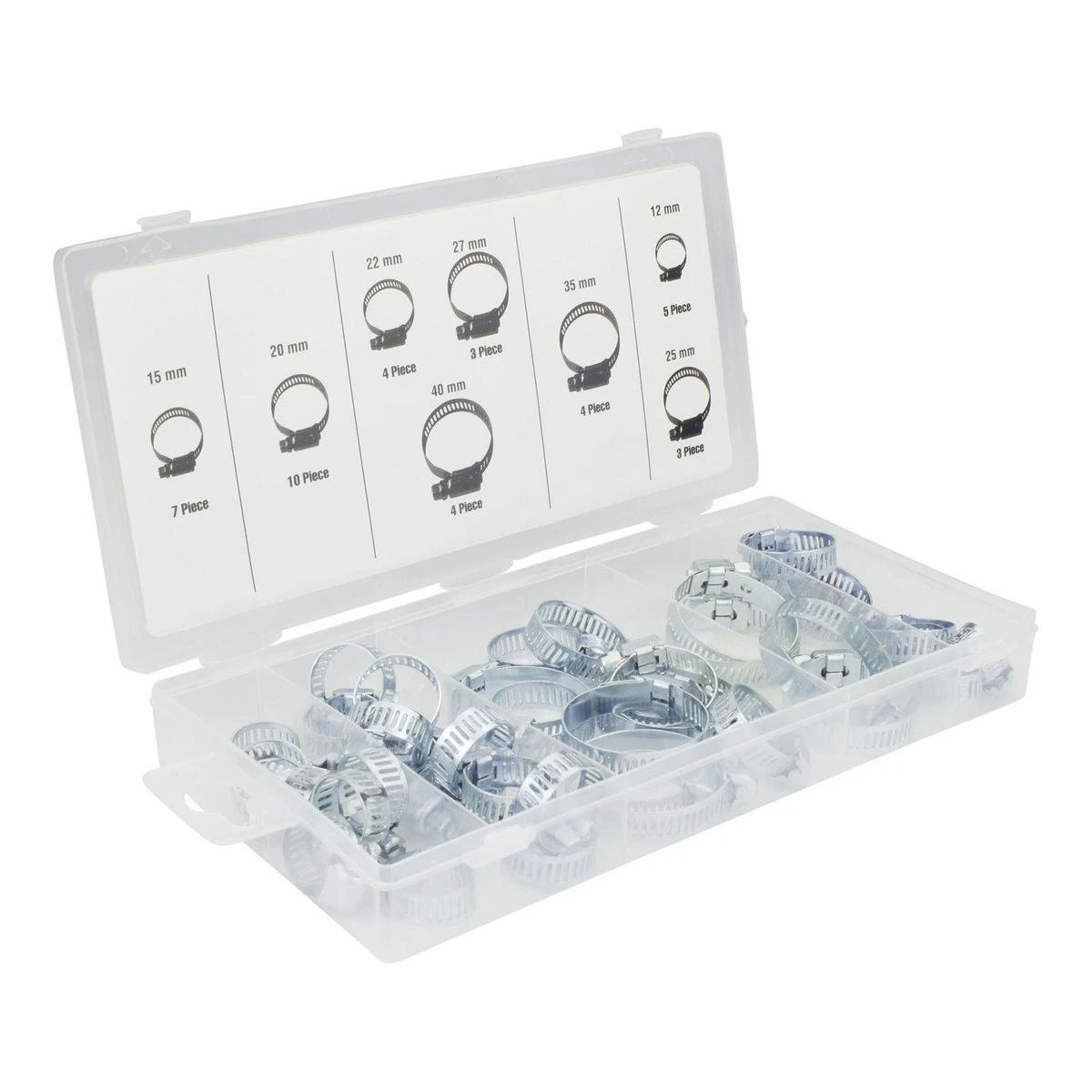 Benson Slangenklemmen Set 40 Delig – 8 Verschillende Formaten – Zilverkleurig Benson Slangenklemmen Set 40 Delig – 8 Verschillende Formaten – Zilverkleurig -Outdoor Kampeeruitrusting Winkel 1200x1200 1152