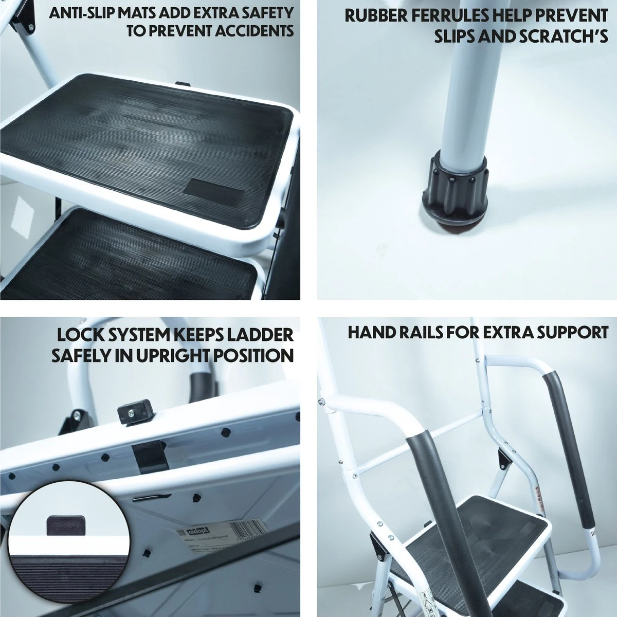 Aidapt opstapkruk met leuning - 2 treden Aidapt Opstapkruk Met Leuning - 2 Treden -Outdoor Kampeeruitrusting Winkel 1200x1200 1292
