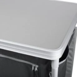 Campart Campingkeuken KI-0734 - Campingkast Groot - 4 Verstelbare Poten - Opvouwbaar En Lichtgewicht - Inclusief Opbergtas - Grijs -Outdoor Kampeeruitrusting Winkel 1200x1200 130