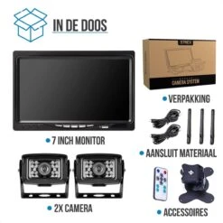 Strex Draadloze Achteruitrijcamera Met 2 Camera's - 7” Scherm - Nachtzicht 18LED 15m -Outdoor Kampeeruitrusting Winkel 1200x1200 1315