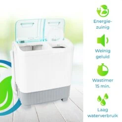 XatiX - Mini Wasmachine Met Dubbele Trommel 5,6 Kg - Toerental 1400 -Outdoor Kampeeruitrusting Winkel 1200x1200 1389