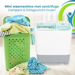 XatiX - Mini Wasmachine Met Dubbele Trommel 5,6 Kg - Toerental 1400 -Outdoor Kampeeruitrusting Winkel 1200x1200 1392