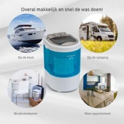 BluMill Mini Wasmachine - Met Centrifuge - Compact - Camping Wasmachine - Duurzame Keuze -Outdoor Kampeeruitrusting Winkel 1200x1200 1398