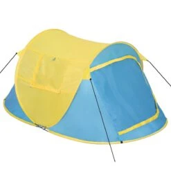 Pop Up Tent Waterkolom 1500 Mm/Cm² - Blauw - 2 Persoons -Outdoor Kampeeruitrusting Winkel 1200x1200 1461