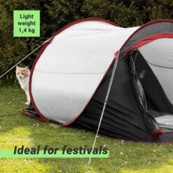 JEMIDI Tweepersoons Pop-up Tent - Opgooitent, Werptent Voor 2 Personen - Ideaal Als Festivaltent Of Kampeertent - Verschillende Kleuren -Outdoor Kampeeruitrusting Winkel 1200x1200 1492