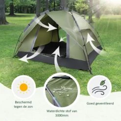 Sens Design Pop Up Tent - Tent - 2-3 Personen -Outdoor Kampeeruitrusting Winkel 1200x1200 1503