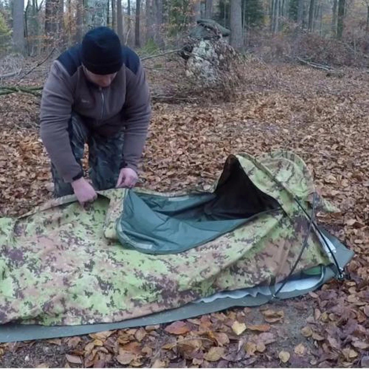 Defcon 5 Bivi Tent - Camo - 1 Persoons Defcon 5 Bivi Tent - Camo - 1 Persoons -Outdoor Kampeeruitrusting Winkel 1200x1200 1515