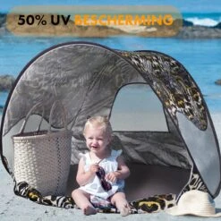 Deryan Luxe Pop Up Strandtent - Anti-UV 50+ - Zoo -Outdoor Kampeeruitrusting Winkel 1200x1200 1531