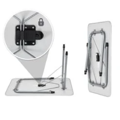 TecTake - Campingtafel - Inklapbaar, Afmetingen 80 X 60 X 68 Cm - 402173 -Outdoor Kampeeruitrusting Winkel 1200x1200 157