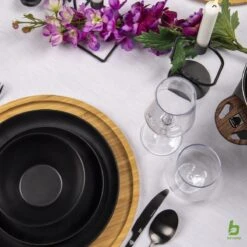 Bo-Camp Industrial - Bestekset - Ballona - 16-delig 4-Persoons - Zwart -Outdoor Kampeeruitrusting Winkel 1200x1200 1674