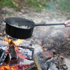 3BMT Popcorn Pan Voor Kampvuur - Met Popcorn Mais - Ook Voor BBQ -Outdoor Kampeeruitrusting Winkel 1200x1200 1678