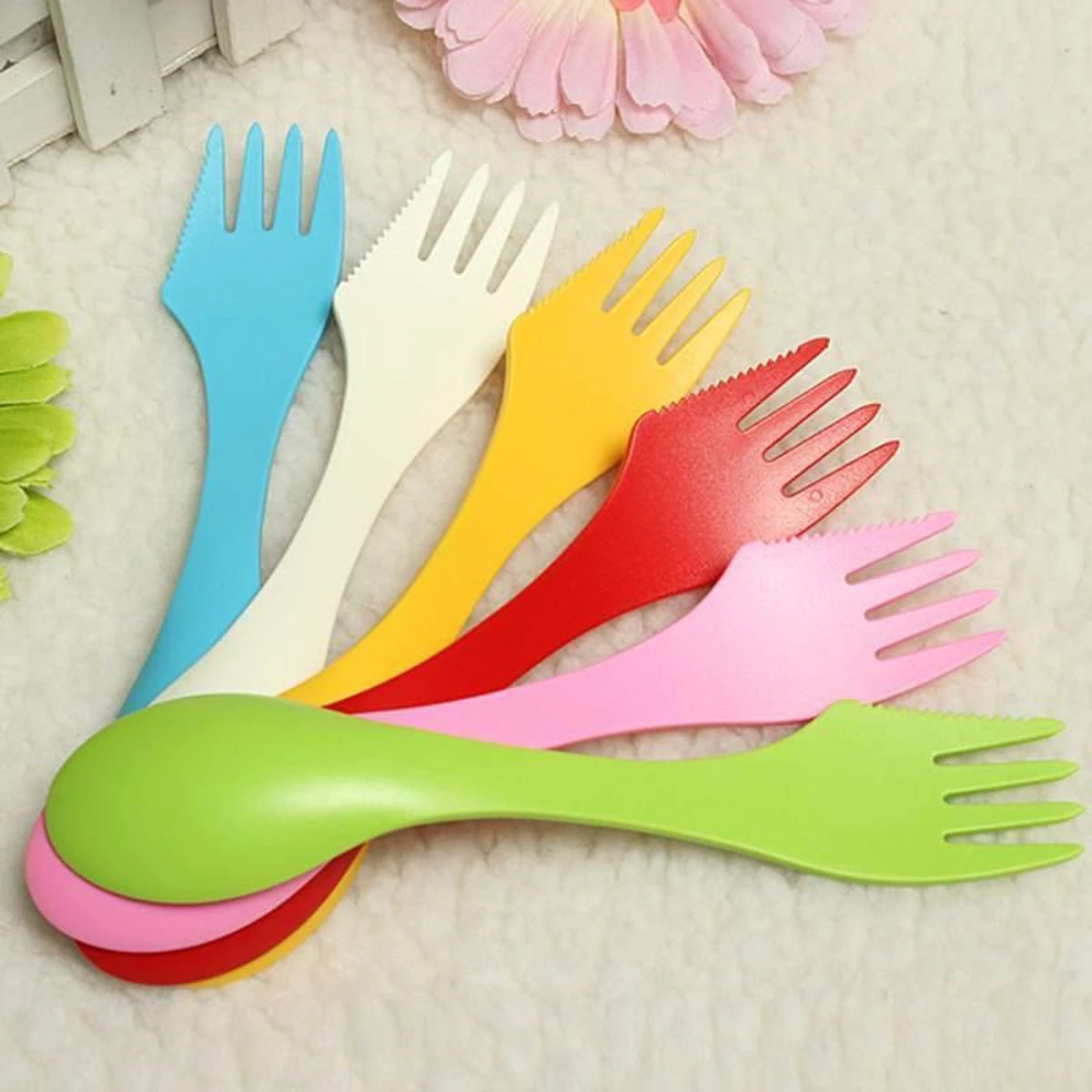 Spork – Set van 6 Stuks - Spork Campingbestek – Spork 3 in 1 Merkloos Spork – Set Van 6 Stuks - Spork Campingbestek – Spork 3 In 1 -Outdoor Kampeeruitrusting Winkel 1200x1200 1681