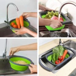 Buxibo - 3-Delige Keuken Vergiet Set Inklapbaar Groen/Grijs 15 Buxibo - 3-Delige Keuken Vergiet Set Inklapbaar Groen/Grijs -Outdoor Kampeeruitrusting Winkel 1200x1200 1698