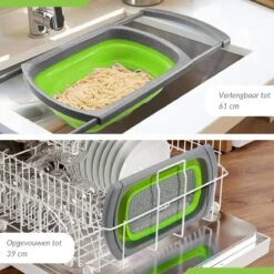 Buxibo - 3-Delige Keuken Vergiet Set Inklapbaar Groen/Grijs 19 Buxibo - 3-Delige Keuken Vergiet Set Inklapbaar Groen/Grijs -Outdoor Kampeeruitrusting Winkel 1200x1200 1699