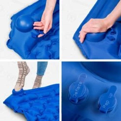 TRVLMORE Slaapmat - Zelfopblazend - 1 Persoons - Ingebouwde Pomp En Kussen - Blauw -Outdoor Kampeeruitrusting Winkel 1200x1200 1804