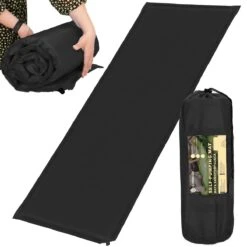 Springos Slaapmat | Zelfopblazend | 180 Cm | Inclusief Hoes | Zwart -Outdoor Kampeeruitrusting Winkel 1200x1200 1812