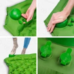 TRVLMORE Slaapmat - Zelfopblazend - 1 Persoons - Ingebouwde Pomp En Kussen - Groen -Outdoor Kampeeruitrusting Winkel 1200x1200 1817