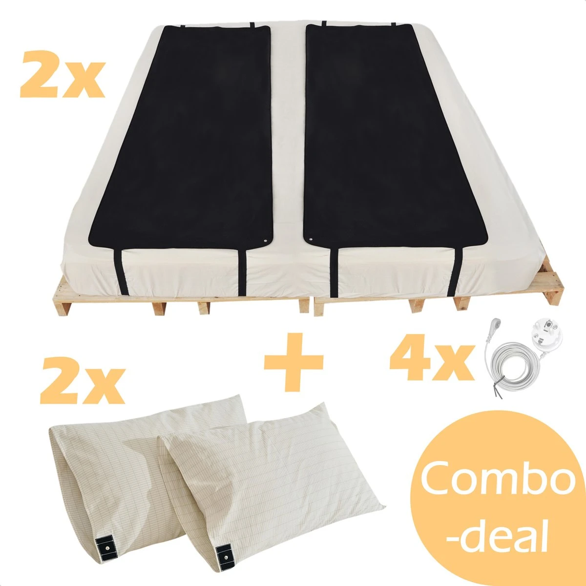 Earthle Volledige Earthing Tweepersoons Aardingsset - 2x Slaapmat + 2x Kussensloop - Aardingsmat - Aarden - Earthing Mat - Aarding - Grounding Mat - Kussensloop - Aardingskussensloop - Combo Deal Earthle Volledige Earthing Tweepersoons Aardingsset - 2x Slaapmat + 2x Kussensloop - Aardingsmat - Aarden - Earthing Mat - Aarding - Grounding Mat - Kussensloop - Aardingskussensloop - Combo Deal -Outdoor Kampeeruitrusting Winkel 1200x1200 1846