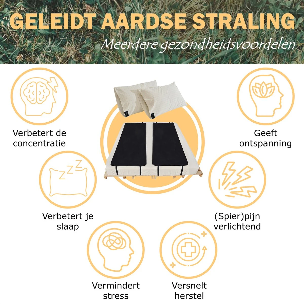 Earthle Volledige Earthing Tweepersoons Aardingsset - 2x Slaapmat + 2x Kussensloop - Aardingsmat - Aarden - Earthing Mat - Aarding - Grounding Mat - Kussensloop - Aardingskussensloop - Combo Deal Earthle Volledige Earthing Tweepersoons Aardingsset - 2x Slaapmat + 2x Kussensloop - Aardingsmat - Aarden - Earthing Mat - Aarding - Grounding Mat - Kussensloop - Aardingskussensloop - Combo Deal -Outdoor Kampeeruitrusting Winkel 1200x1200 1850