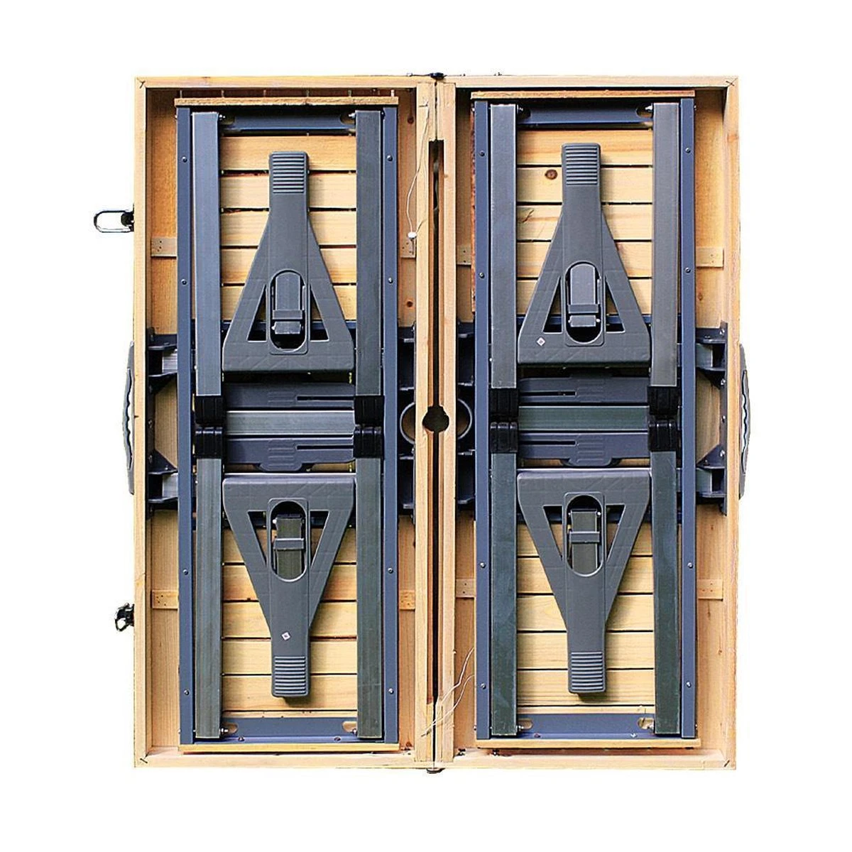 Deuba Picknicktafel Campingtafel - opvouwbaar voor 4 personen - hout en aluminium Merkloos Deuba Picknicktafel Campingtafel - Opvouwbaar Voor 4 Personen - Hout En Aluminium -Outdoor Kampeeruitrusting Winkel 1200x1200 187