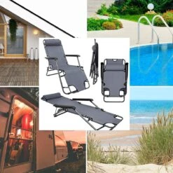 Ligstoel Opvouwbaar 155x60cm - Lichte Ligbed Relaxstoel Tuinstoel Campingstoel Strandstoel -Outdoor Kampeeruitrusting Winkel 1200x1200 250