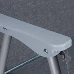 Relaxdays Strandstoel Opvouwbaar - Set Van 2 - Lage Campingstoel - Kampeerstoel Leuning - Grijs -Outdoor Kampeeruitrusting Winkel 1200x1200 288