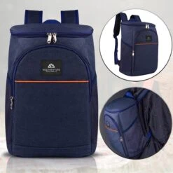 Needventure Koeltas - Lunchtas - Koelrugtas - Picknicktas - 20 Liter - Flessenhouder - Bieropener - Blauw -Outdoor Kampeeruitrusting Winkel 1200x1200 379
