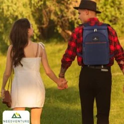 Needventure Koeltas - Lunchtas - Koelrugtas - Picknicktas - 20 Liter - Flessenhouder - Bieropener - Blauw -Outdoor Kampeeruitrusting Winkel 1200x1200 383