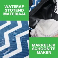 Brisby 4 Laags Geïsoleerde Koeltas - Lunchtas 10 Liter - Zigzag Blauw -Outdoor Kampeeruitrusting Winkel 1200x1200 461