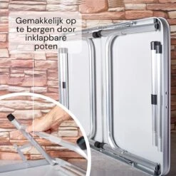 Liivo Aluminium Inklapbare Tafel - Campeertafel 75x55x60cm 7 Liivo Aluminium Inklapbare Tafel - Campeertafel 75x55x60cm -Outdoor Kampeeruitrusting Winkel 1200x1200 50